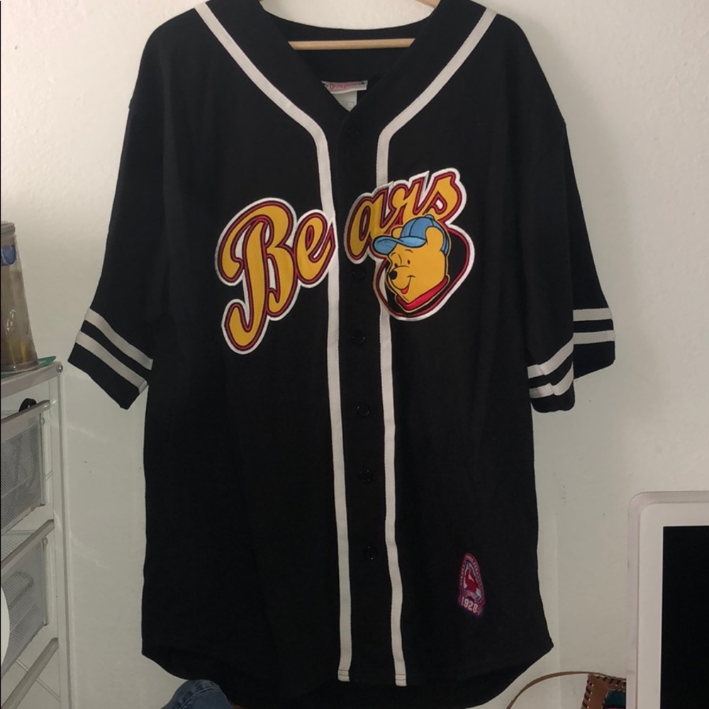 Disney Pooh bear baseball jersey